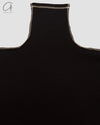 BASERANGE camel turtleneck sweater FCTN-RIB-WI23 black